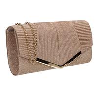 SwankySwans Women's Emma Clutch Bag, Gold