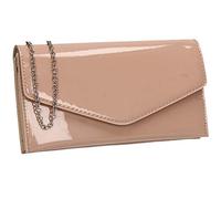 Swankyswans Womens Evie Clutch Beige (Nude Beige)