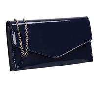 Swankyswans Womens Evie Clutch Blue (Navy Blue),3x12x24 cm (W x H x L)