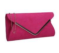 SwankySwans Women's Karlie Clutch Bag, Fuchsia