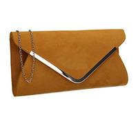 SwankySwans Women's Karlie Clutch Bag, Mustard
