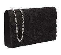 SwankySwans Women's Rachel Clutch Bag, Black