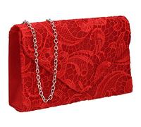 SwankySwans Women's Rachel Clutch Bag, Red