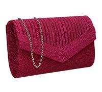 SwankySwans Women's Ruth Clutch Bag, Fuchsia
