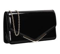 SwankySwans Women's Sara Clutch Bag, Black