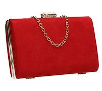 SwankySwans Women's Surrey Clutch Bag, Red