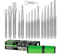 Swanlake 16-Piece Punch and Chisel Set, Including Taper Punch, Cold Chisels, Pin Punch, Centre Punch