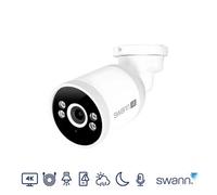 Swann 4K Bullet Add-On Camera Swnhd-Advancxb-Gl Colour Night Vision, Spotlights, Audio Mic, Ip66 Weatherproof