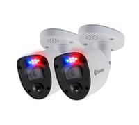 Swann 4K Dvr Bullet Wired Indoor & Outdoor Swivel & Tilt Smart Ip Camera, Pack Of 2 - White