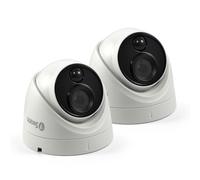 Swann 4K Dvr Dome Wired Indoor & Outdoor Swivel & Tilt Smart Ip Camera, Pack Of 2 - White
