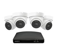 Swann 4K Wired DVR CCTV 4 Dome Camera Kit 8 Channel 1TB HDD Storage