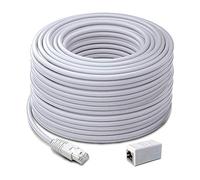 Swann 60m Security PoE Network Extension Cable with Extension Adaptor & Fir UL Rating for NVR Security Cameras & Systems