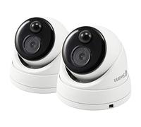 Swann Add-On DVR Dome Security Camera with 1080p Full HD Video, Indoor or Outdoor design, Night Vision plus True Detect Heat & Motion Detection - 2 Pack, 1080MSDPK2