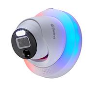 Swann Add-On DVR Enforcer Dome Security Camera with Sensor Spotlight, 4K UHD Video, Indoor or Outdoor Design, Dusk to Dawn Color Night Vision Plus True Detect Heat and Motion Detection