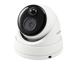 Swann Add-On NVR Dome Security Camera with PoE connection, 4K Ultra HD Video, Indoor or Outdoor, Night Vision, Heat Motion Detection, Face Recognition, Audio Capture