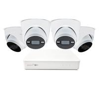 Swann AdvancedX 5MP Series / 8ch White NVR / 1TB / 4x ADVX5MPD 5MP Spotlight Dome IP Cameras