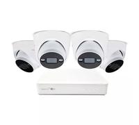 Swann AdvancedX 5MP Series / 8ch White NVR / 1TB / 4x ADVX5MPD 5MP Spotlight Dome IP Cameras