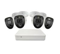 Swann AdvancedX 5MP Series / 8ch White NVR / 1TB / 4x ADVX5MPB 5MP Spotlight Bullet IP Cameras