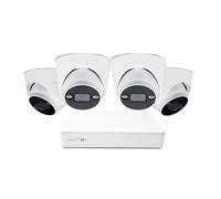 Swann AdvancedX 5MP Series / 8ch White NVR / 1TB / 4x ADVX5MPD 5MP Spotlight Dome IP Cameras