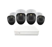 Swann AdvancedX 5MP Series / 8ch White NVR / 1TB / 4x ADVX5MPB 5MP Spotlight Bullet IP Cameras