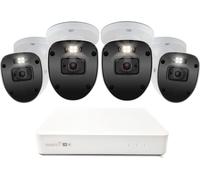 Swann AdvancedX 5MP Series / 8ch White NVR / 1TB / 4x ADVX5MPB 5MP Spotlight Bullet IP Cameras