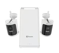 Swann AllSecure650 Wi-Fi NVR Security System with 1TB HDD, 2 Camera 8 Channel, 2K HD wireless rechargeable battery camera CCTV, Indoor / Outdoor, Colour Night Vision, Heat & Motion Detection, 650KH2