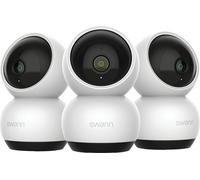 Swann EVO 2K Pan and Tilt Indoor 2K Quad HD Smart Home Security Cameras - White, White