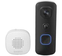 Swann 2K EVO Wireless Video Doorbell, Wi-Fi Security Camera, SwannShield Voice Assistent, Two-Way Audio, Motion Detection, Night Vision, Cloud Storage, Home Surveillance, SWIFI-SEVDBC-EU