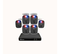 Swann Home Wired 2K DVR Security System - 6 Camera Kit w Mic and 256GB SD Card