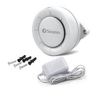 Swann Indoor Siren - Combine With Wi-Fi Alert Sensors to Deter Intruders With Loud Siren & Visual Alert - Wi-Fi Connected, AC Powered, Adjustable Volume, Control With Security App