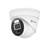 Swann Master 4K Dome Security Camera, PoE, Two-Way Audio, Floodlight, 10m Night Vision