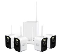 Swann MaxRanger4K™ Mini Long-Range Wireless Security System with 4 Cameras