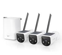 Swann MaxRanger4K Wireless NVR Security System 3-Cam Kit, 4K Camera Forever Charged Solar Panel, Longest Wi-Fi Cameras Outdoor, Colour Night Vision, True Detect, No Monthly Fee, Local Storage, MR4KSD3