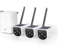 Swann Maxranger4K Wireless Security System 3 Cam Kit With 4K Solar Cameras, Colour Night Vision, True Detect & 64Gb Local Storage