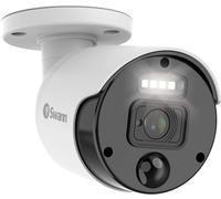Swann NVR Add-On Security Camera for Wired PoE NVR CCTV Recorders, 4K Ultra HD Video, Indoor/Outdoor Surveillance, Sensor Lights, Color Night Vision, Heat & Motion Detection, 875WLB