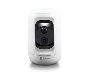 Swann Pan & Tilt Indoor 1080p Full HD Wi-Fi Home Security Camera With 2-Way Talk, Remote Camera Movement, Siren, Heat & Motion Triggered Mobile Alerts, Night Vision, Free Cloud & Local Recording