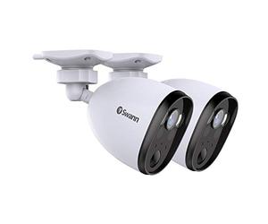 Swann Security Spotlight Motion Security Camera with 2-Way Audio - Twin Pack