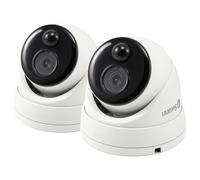 Swann Smart Security 1080P Thermal Sensor Outdoor Dome Add On Cctv Camera With Ir Night Vision &Amp; Pir Motion Detection (Twin Pack) - Swpro-1080Msdpk2-Eu One Colour