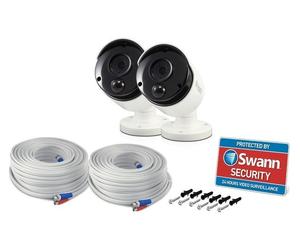 Swann SWPRO-5MPMSBPK2 Thermal Sensing CCTV Camera 1080p Super HD 5MP PIR 4900