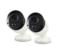 Swann Thermal Sensing 5 MP Bullet Security Cameras with PIR and IR Night Vision, 2 Pack