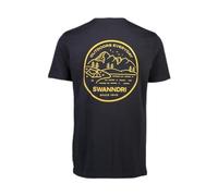 Swanndri Barton Printed T Shirt Washed Black XL XL Shirts & Tops Men's