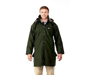 Swanndri Mosgiel Zip Front Bush Shirt Olive - Extra length protects the upper legs and provides tail for sitting on., Full appeals to those that do not like pullover.