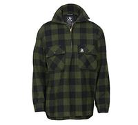 Swanndri Olive Green and Black Ranger Shirt - XL