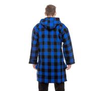 Swanndri Original Lace Front Bush Shirt Blue/Black Check XL BlueXLBlue Shirts & Tops Men's