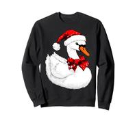 Swans Christmas/Santa Claus Swan Sweatshirt