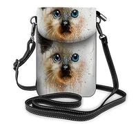 Swans Crossbody Cell Phone Purse Sunrise Love Landscape Bird Lake Heart Scenery WildlifeWallet Handbag