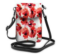 Swans Crossbody Cell Phone Purse Sunrise Love Landscape Bird Lake Heart Scenery WildlifeWallet Handbag