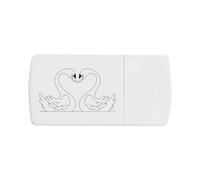 'Swans in Love' Pill Box with Tablet Splitter (PI00034197)
