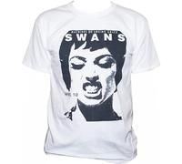 Swans Men T Shirt Art Noise Punk Big Wire Bauhagig Band Music Graphic Tee White XL