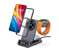 SwanScout Magnetic Wireless Charger for Samsung, 3 in 1 Charging Station for Galaxy S26 Ultra/S25/S24/Z Flip 7, Watch Charger for Samsung Watch 8 Classic/8/Ultra/7, for Galaxy Buds 4, SwanScout 708SM